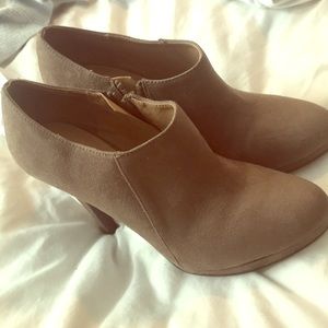 Suede booties